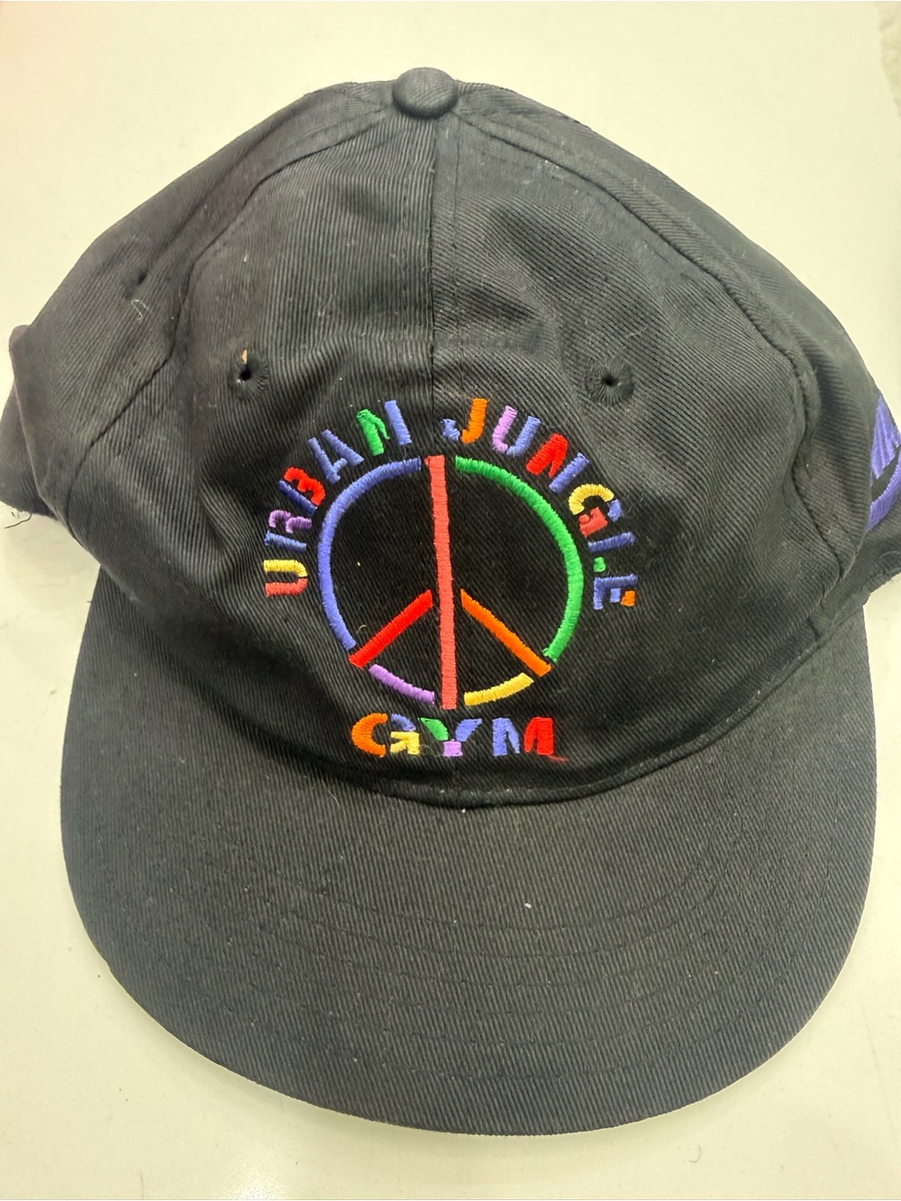 Kids Black Nike Baseball Cap (Vintage)